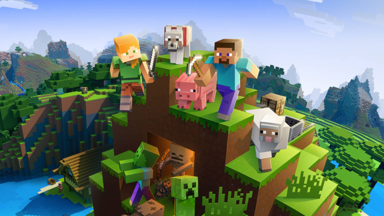 Minecraft - the original sandbox game and one of the best metaverse games today.
